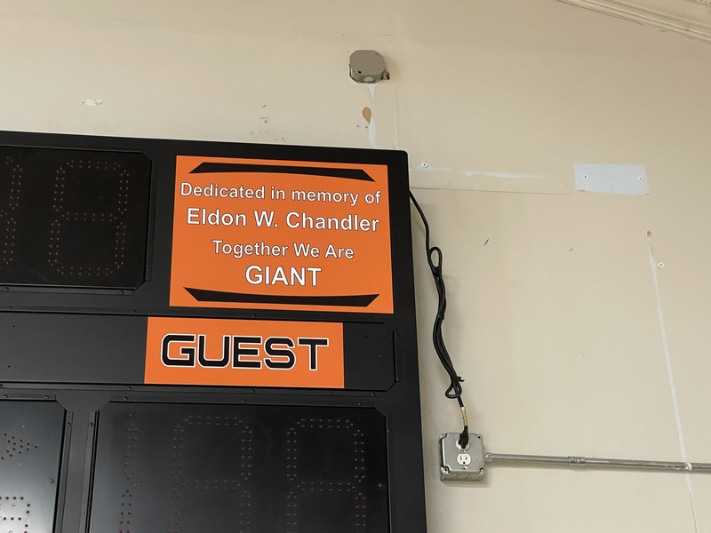 dedication part of scoreboard