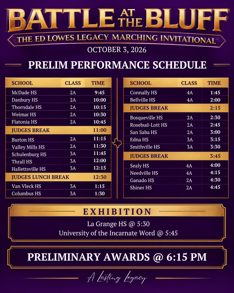 Event Schedule