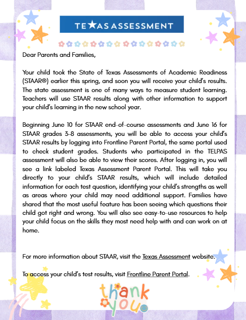 STAAR Result Info