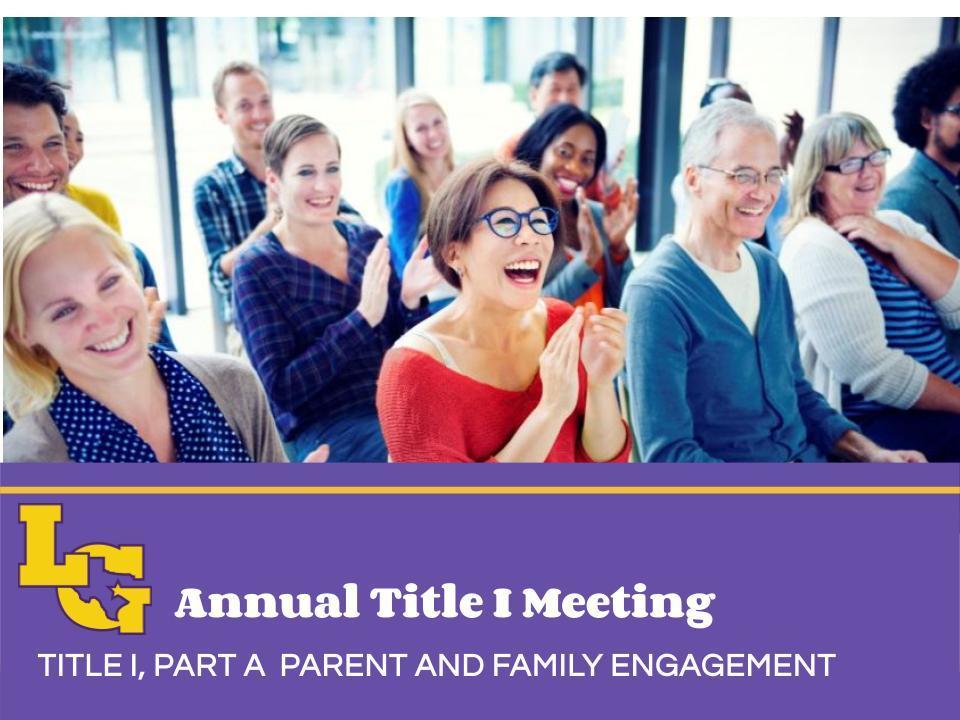 title I meeting