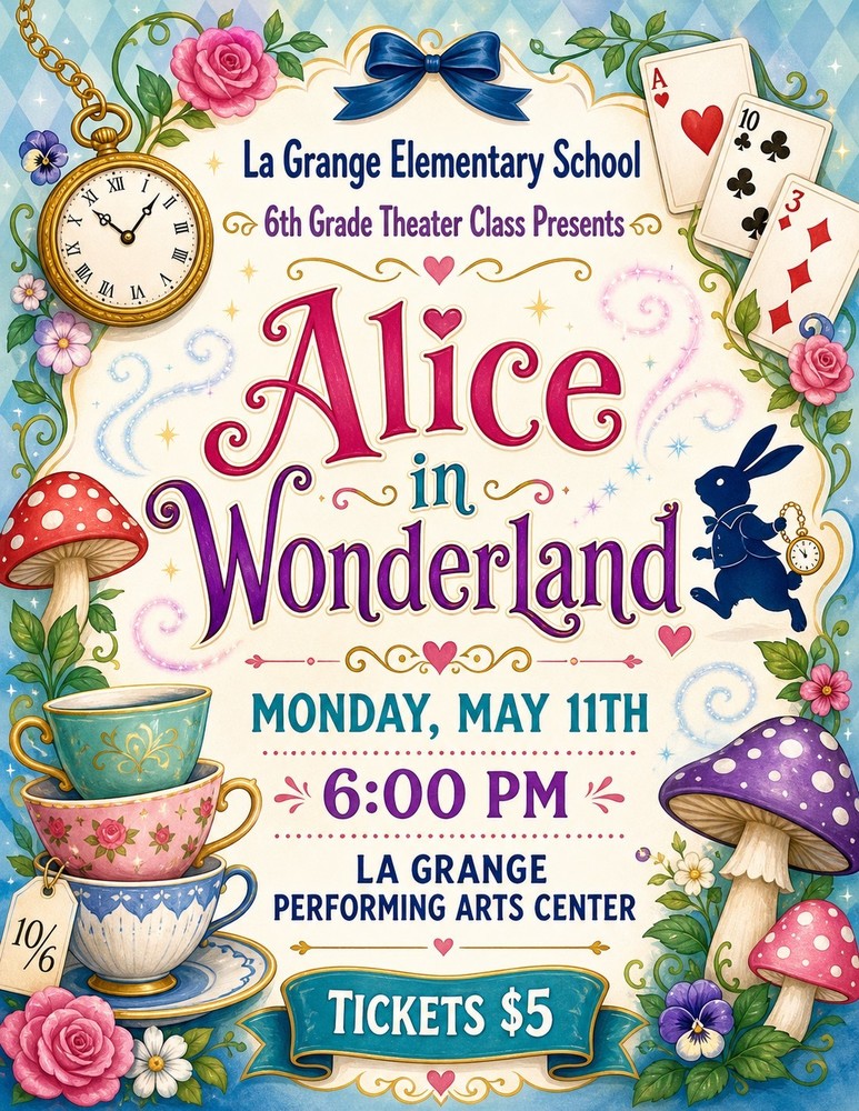 Alice in Wonderland flyer