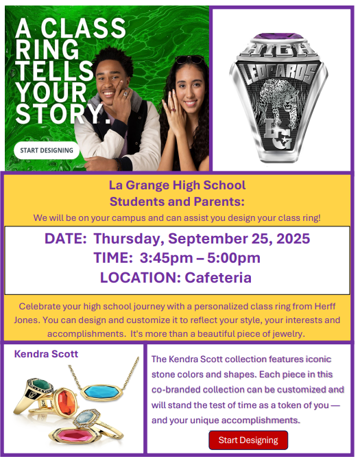 Class Ring Orders