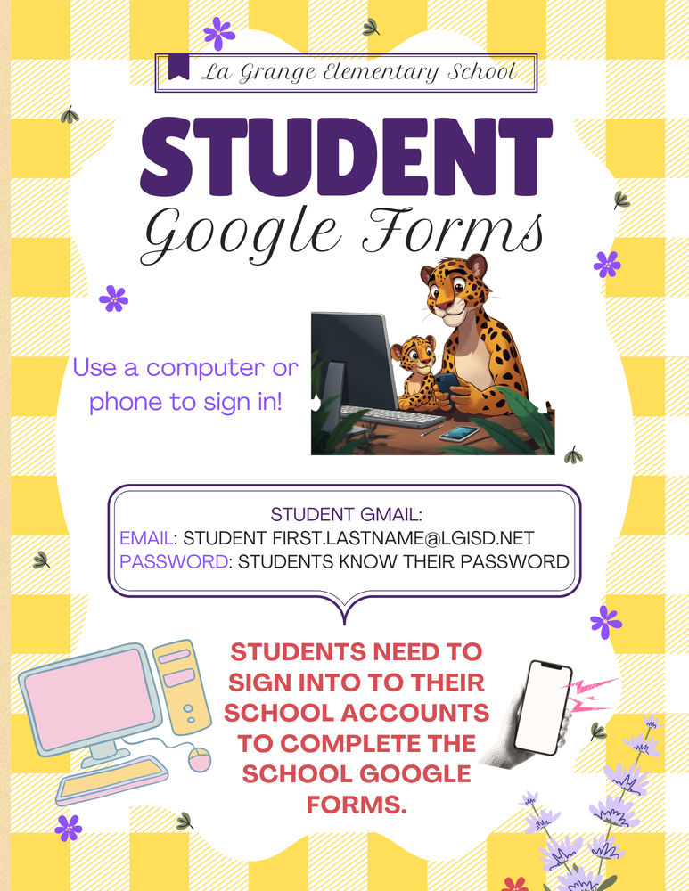 StudentGoogleFormDirections