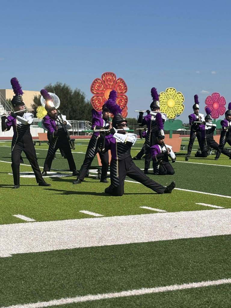 MLB performs at the 50th Annual Blinn Buccaneer Marching Festival.