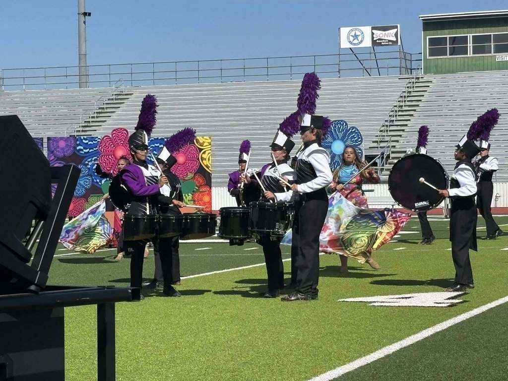 MLB performs at the 50th Annual Blinn Buccaneer Marching Festival.