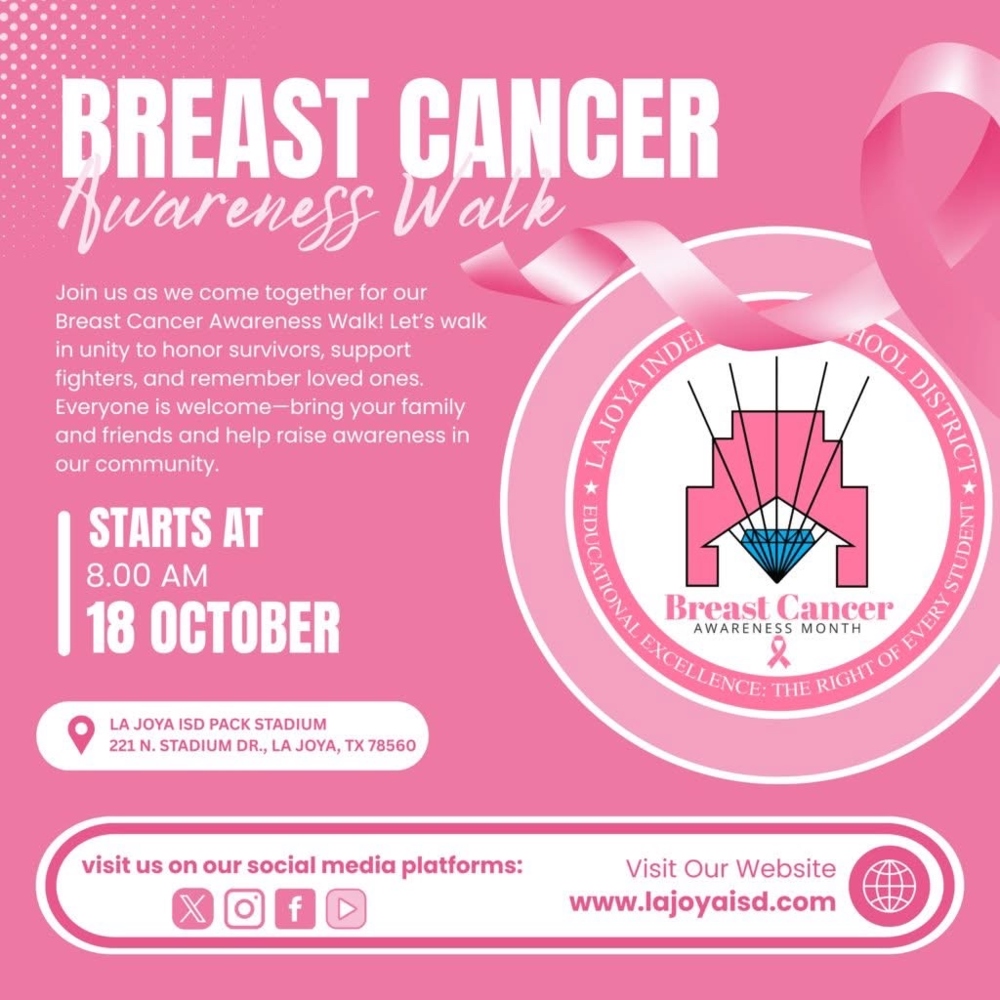 breast cancer awareness walk flyer