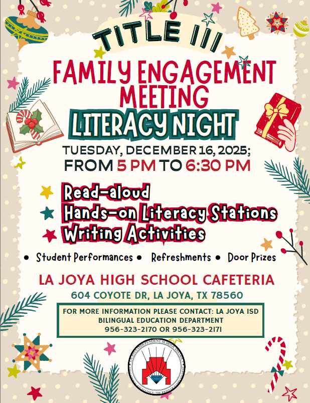 family engagement meeting flyer