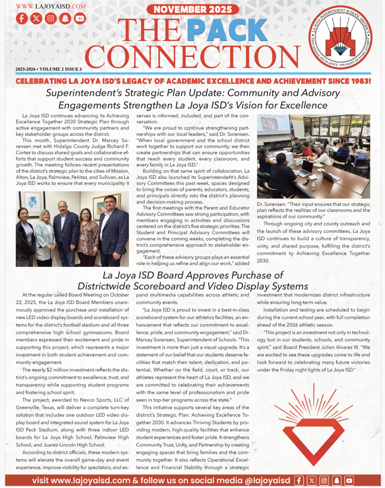 Pack connection Nov. 2025