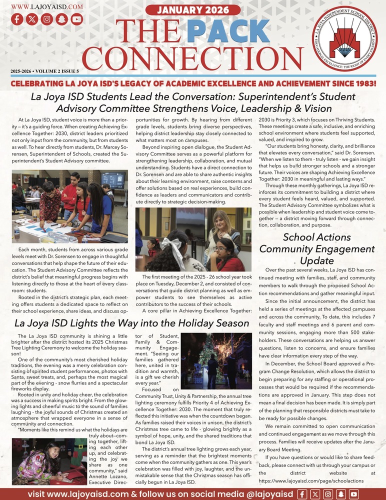 January Pack Connection