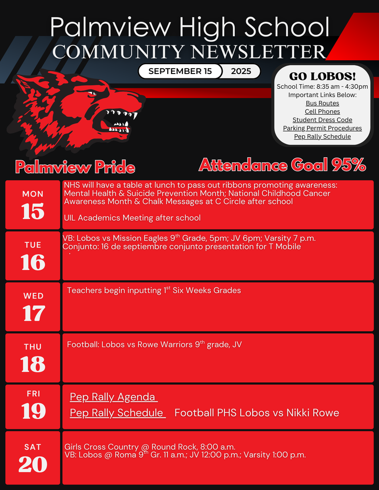 PHS Community Newsletter