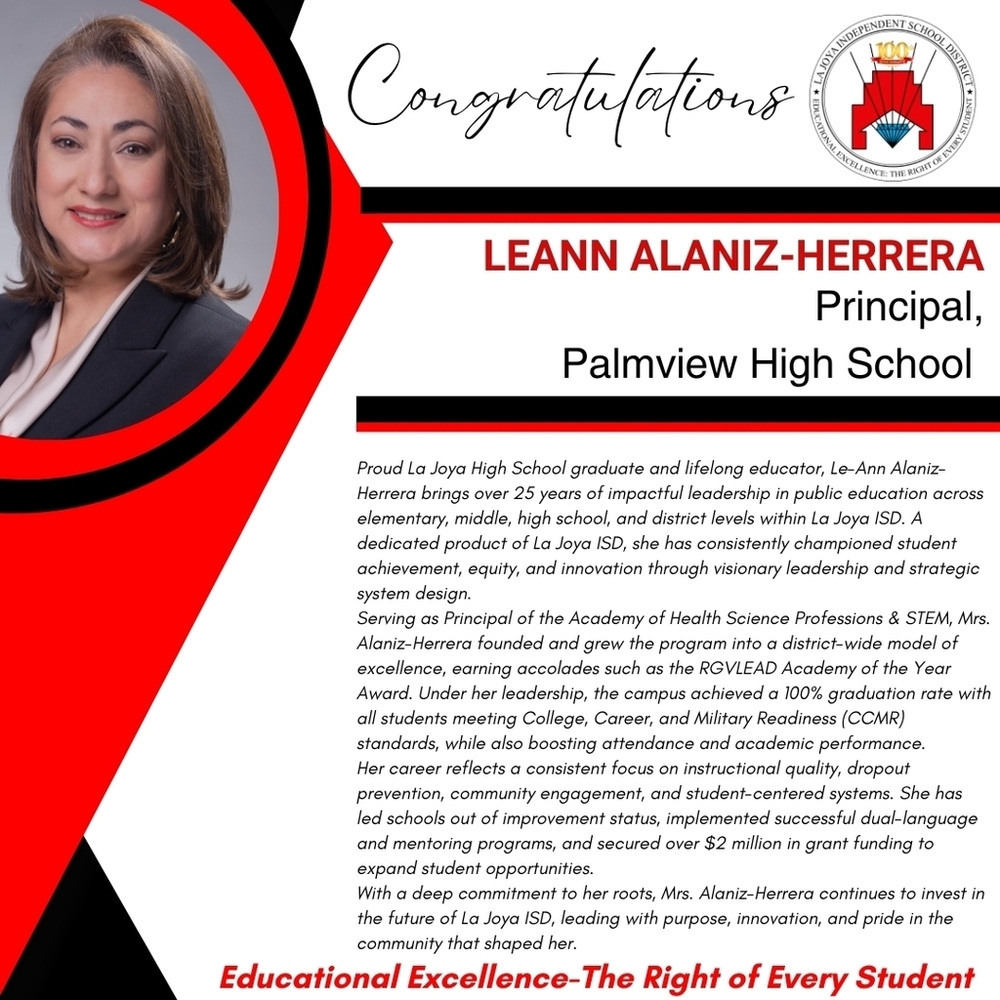 Palmview High School Principal