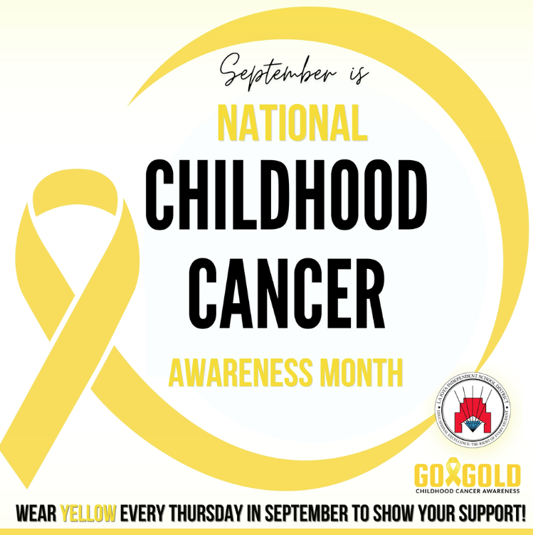childhood cancer awareness flyer