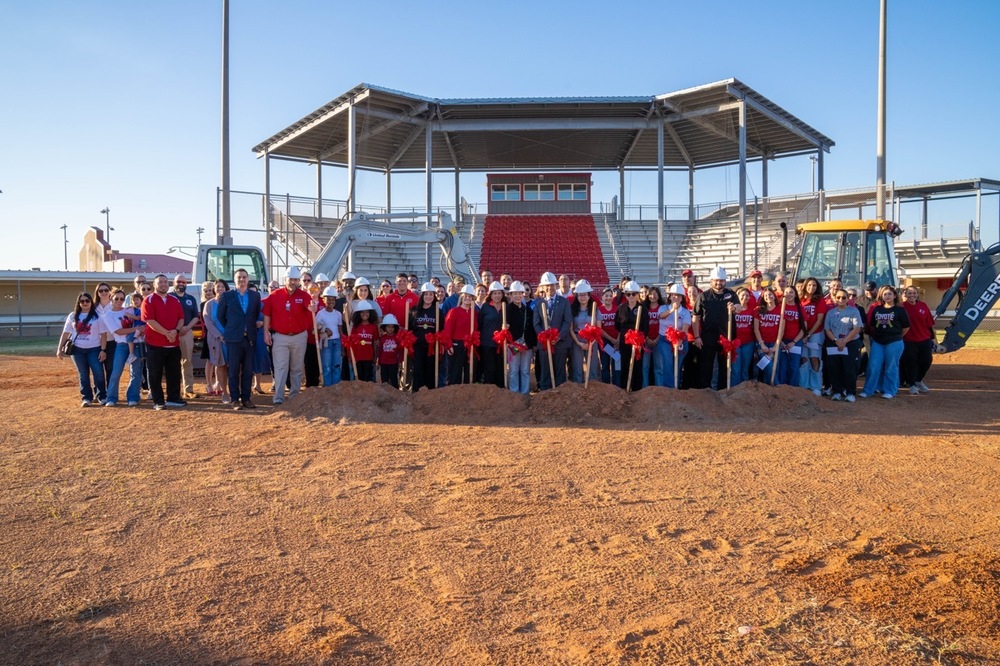 LJISD Hosts Groundbreaking Ceremony for Transformative Renovations Project at Coach Rod Field