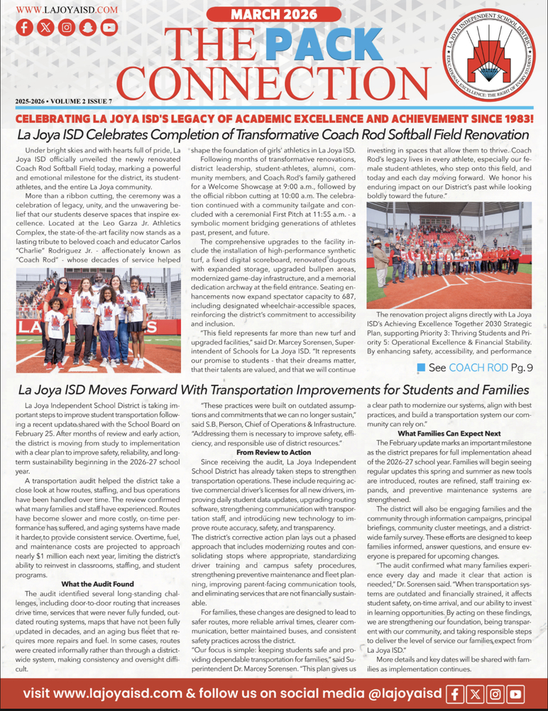 pack connection march 2026