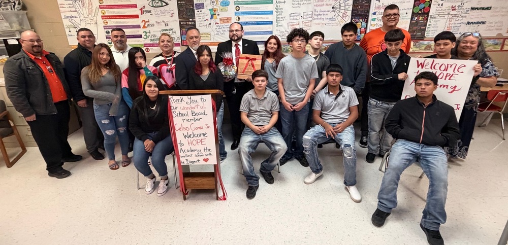 School Board Recognition Week- Celso Gomez Jr.