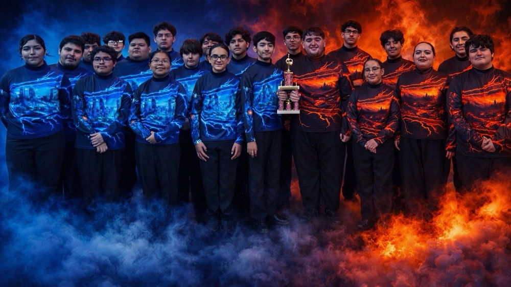 Lobo Drumline 1st place today at the TECA content at Valley View