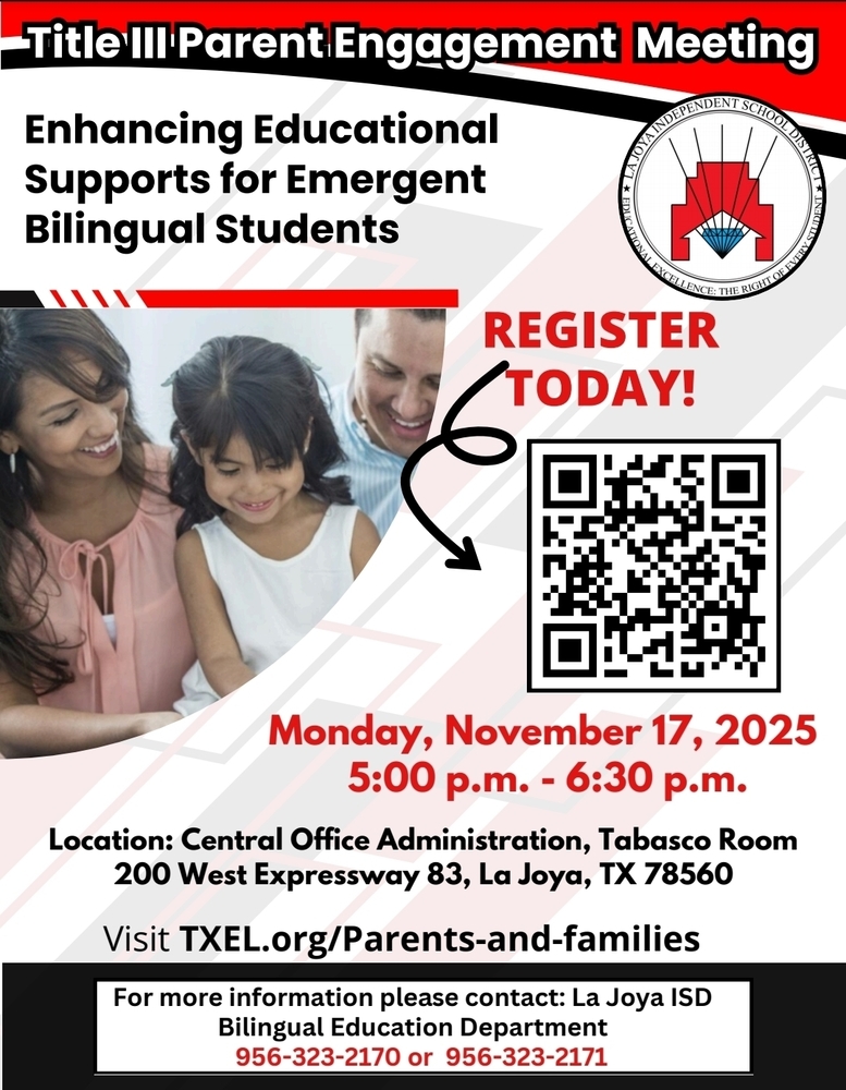 Title III Parent meeting flyer