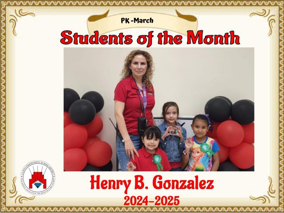 Students of the Month