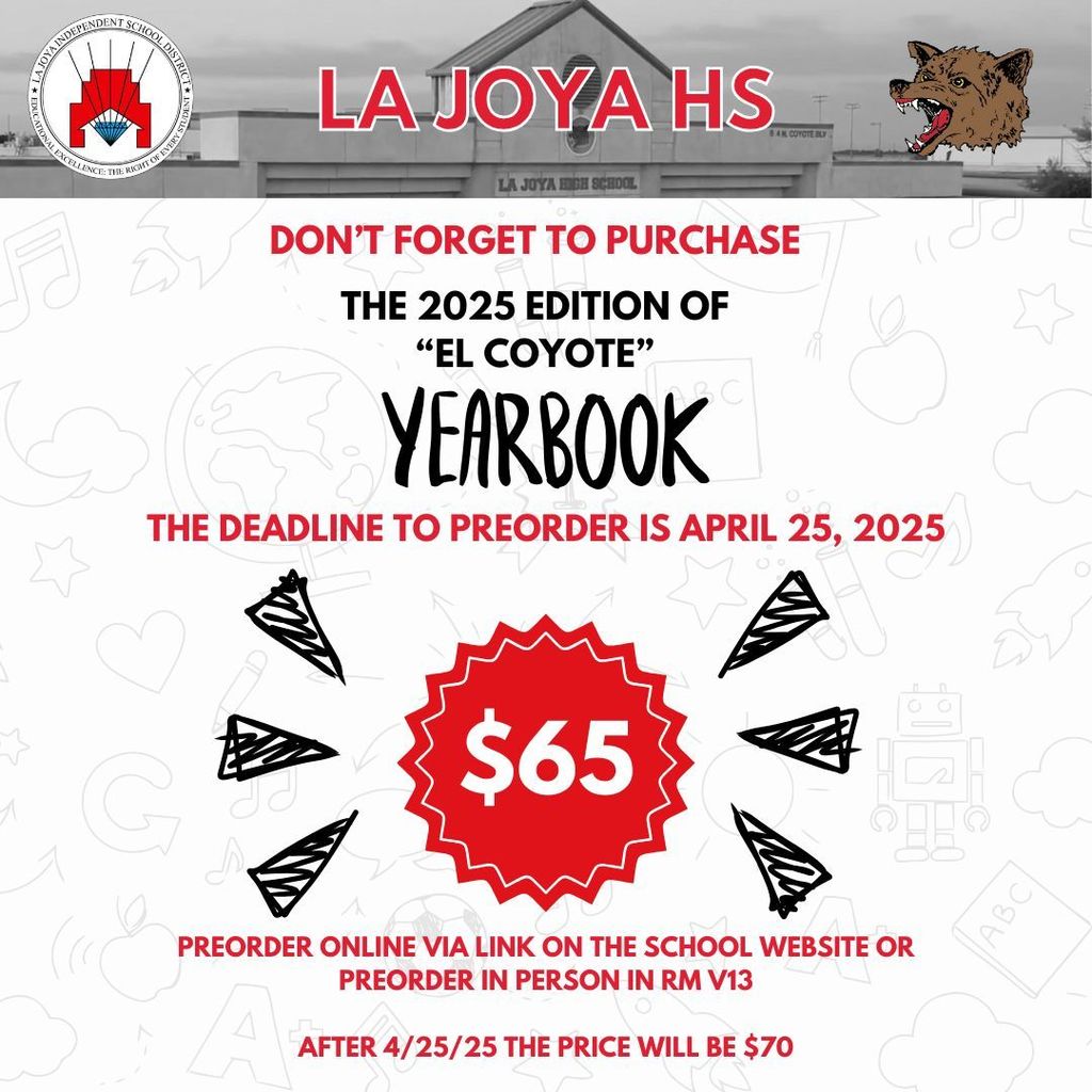 yearbook announcement 