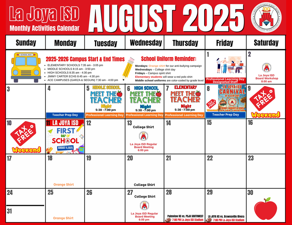 updated 25-26 Monthly Activities Calendar 