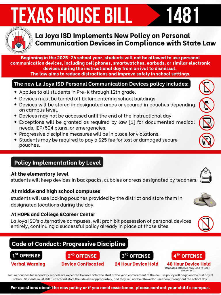 Cell phone policy