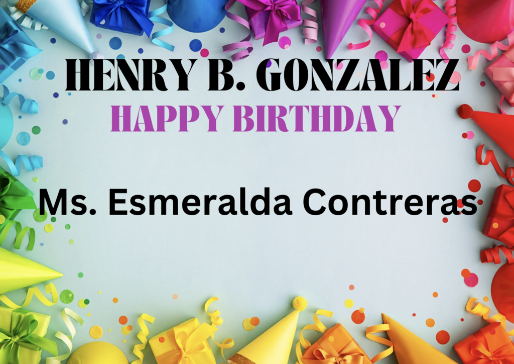 Ms. Contreras birthday