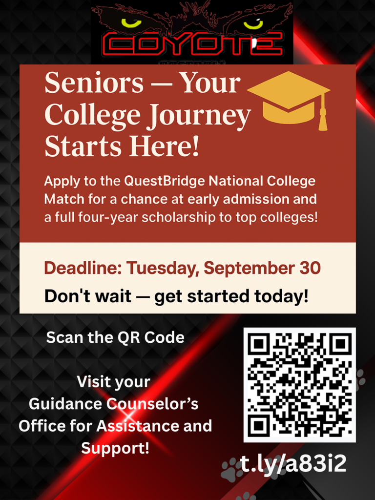 Senior QuestBridge National College Match
