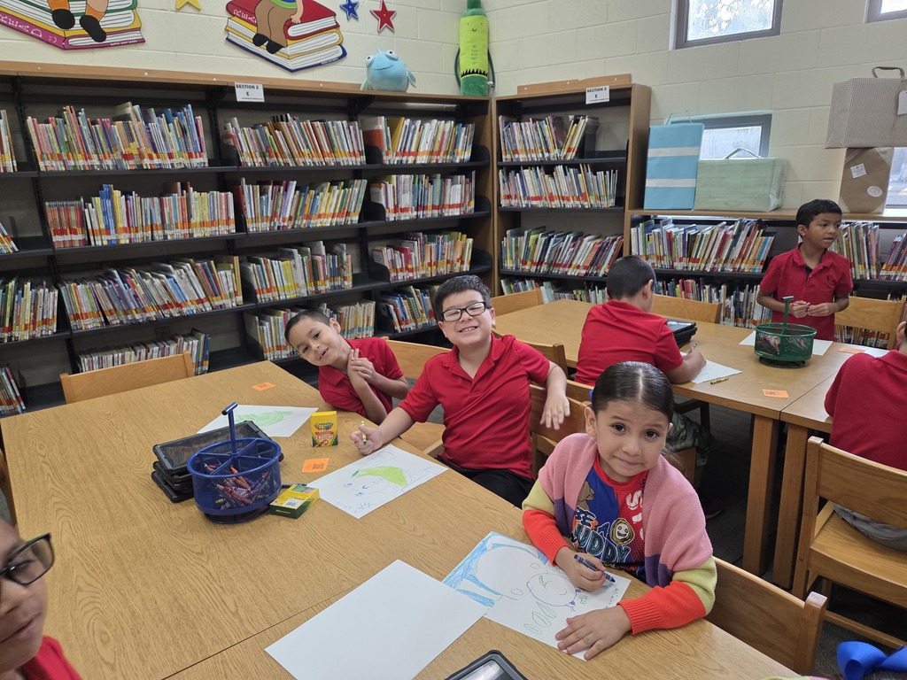 1st grade at library