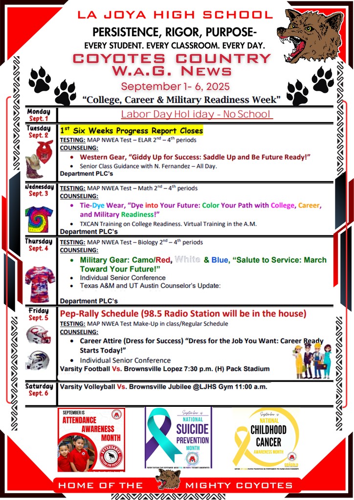 WAG Sept 1-6