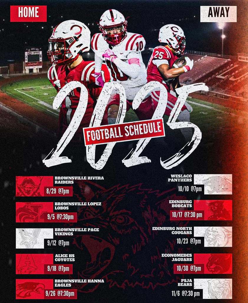 FB schedule 