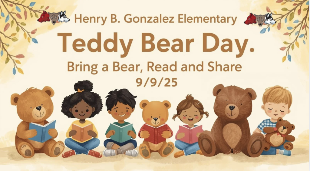 Teddy Bear Day for 9/9/25 flyer to parents