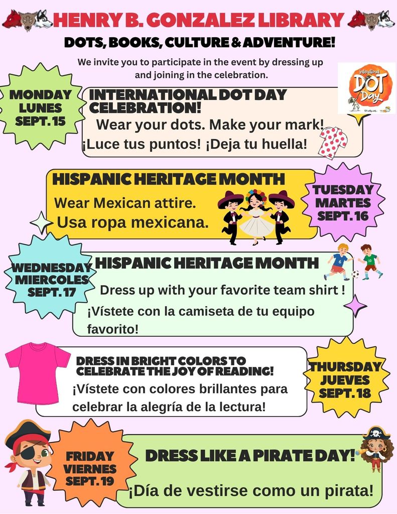 library activity event flyer