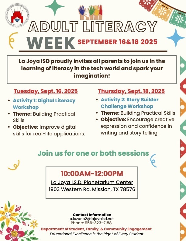 Adult Literacy Week 