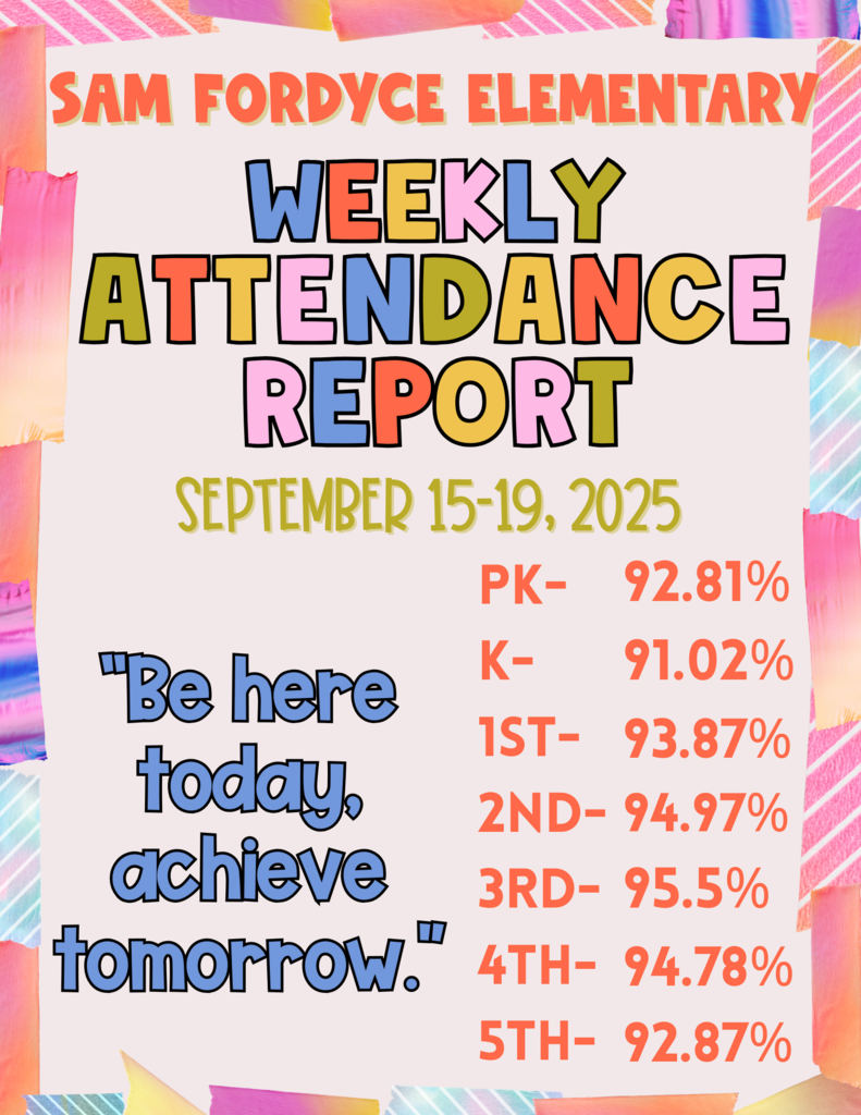 Weekly Attendance Report
