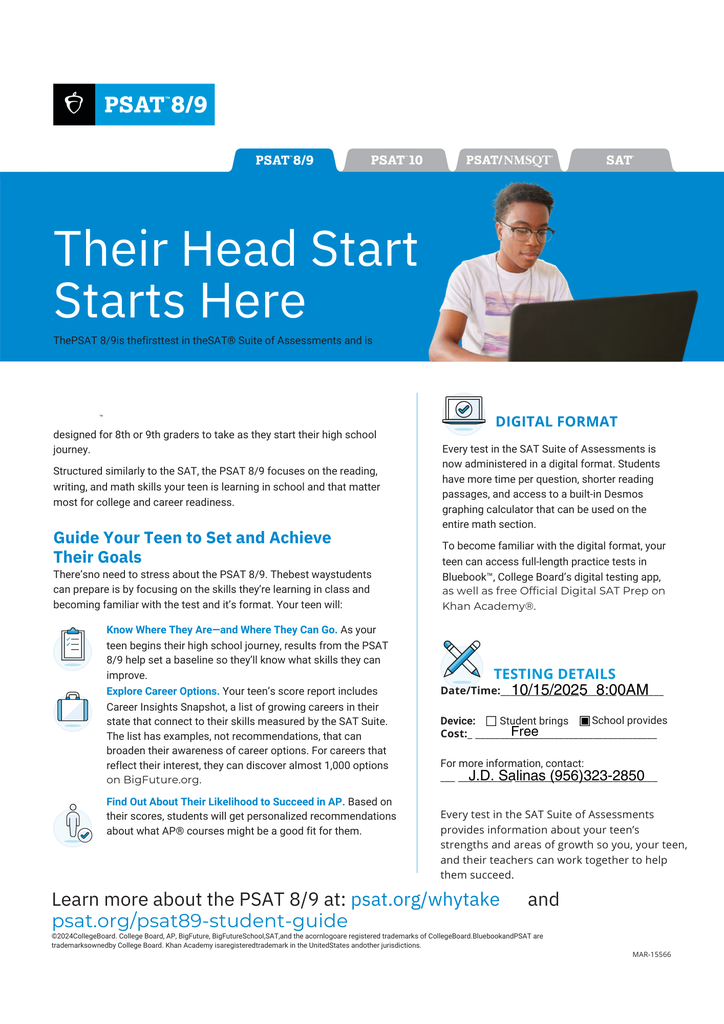 PSAT for parents