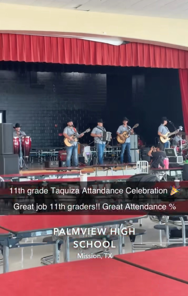 PHS 11th Grade Taquiza Attendance Celebration