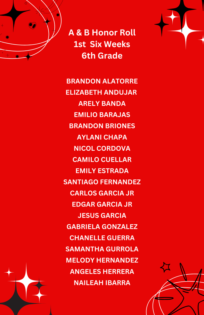 Honor Roll Student List