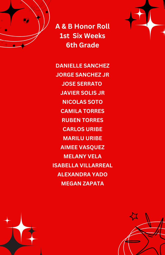 Honor Roll Student List