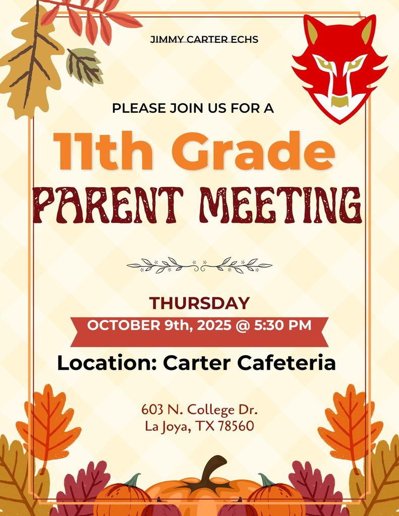 11th Grade Meeting