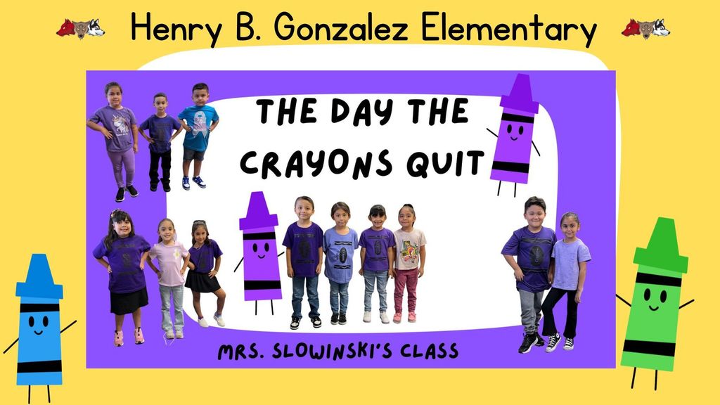 The day the crayons quit celebration group pictures
