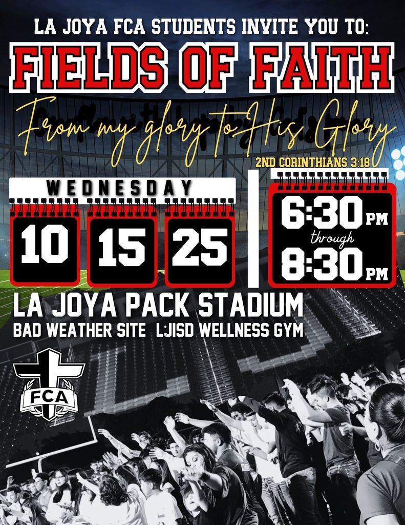 Flyer with FCA information about event. 