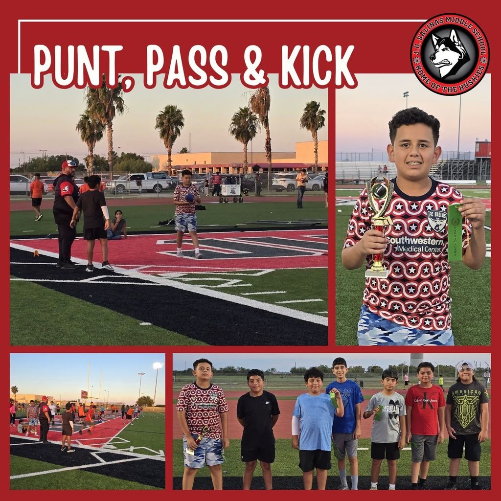 boys punt and kick