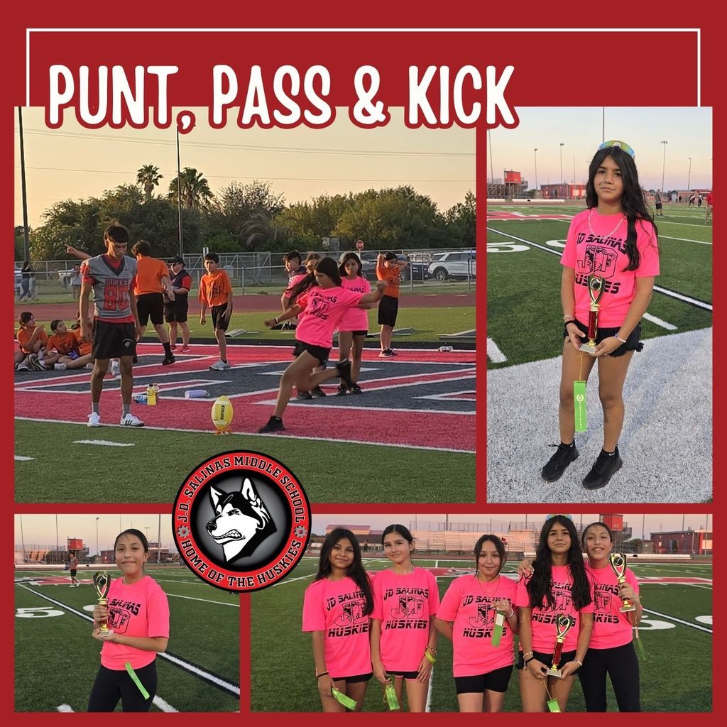 girls punt and kick
