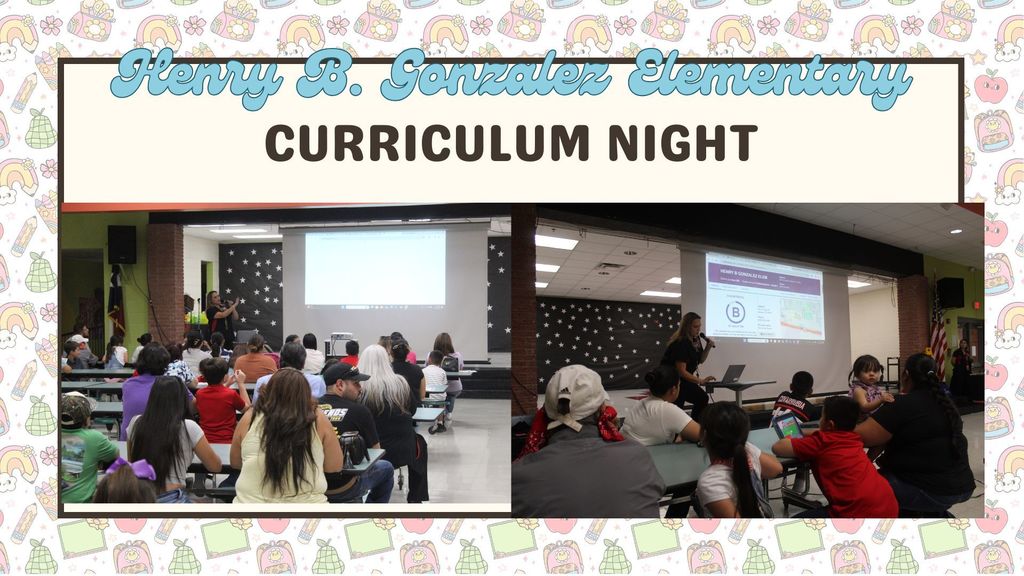 curriculum night pictures