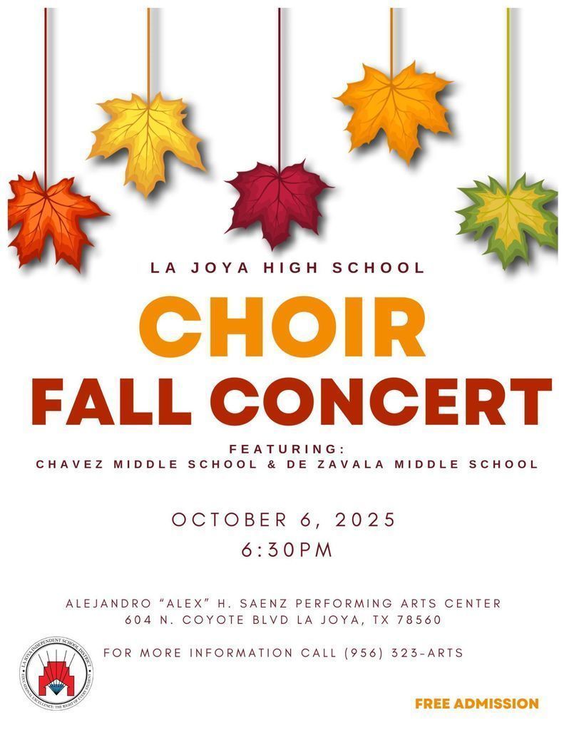 Fall Concert details
