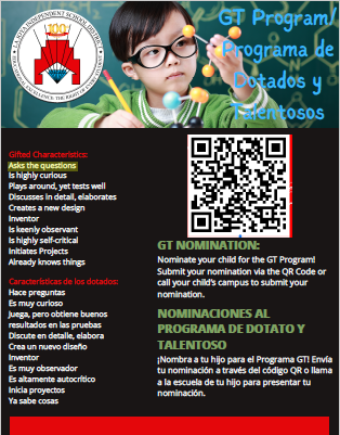 gifted and talented flyer