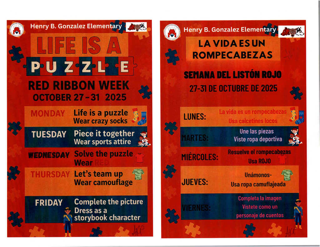 red ribbon week flyer