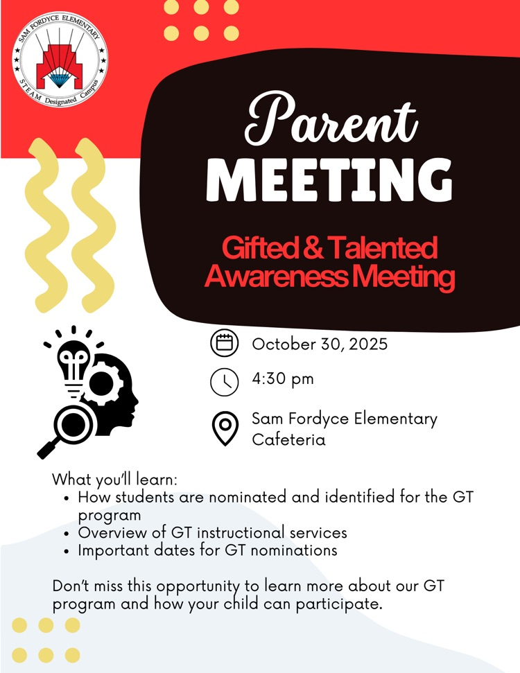 GT Parent Meeting