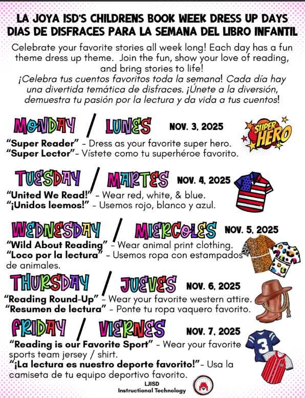 Children book week dress up days