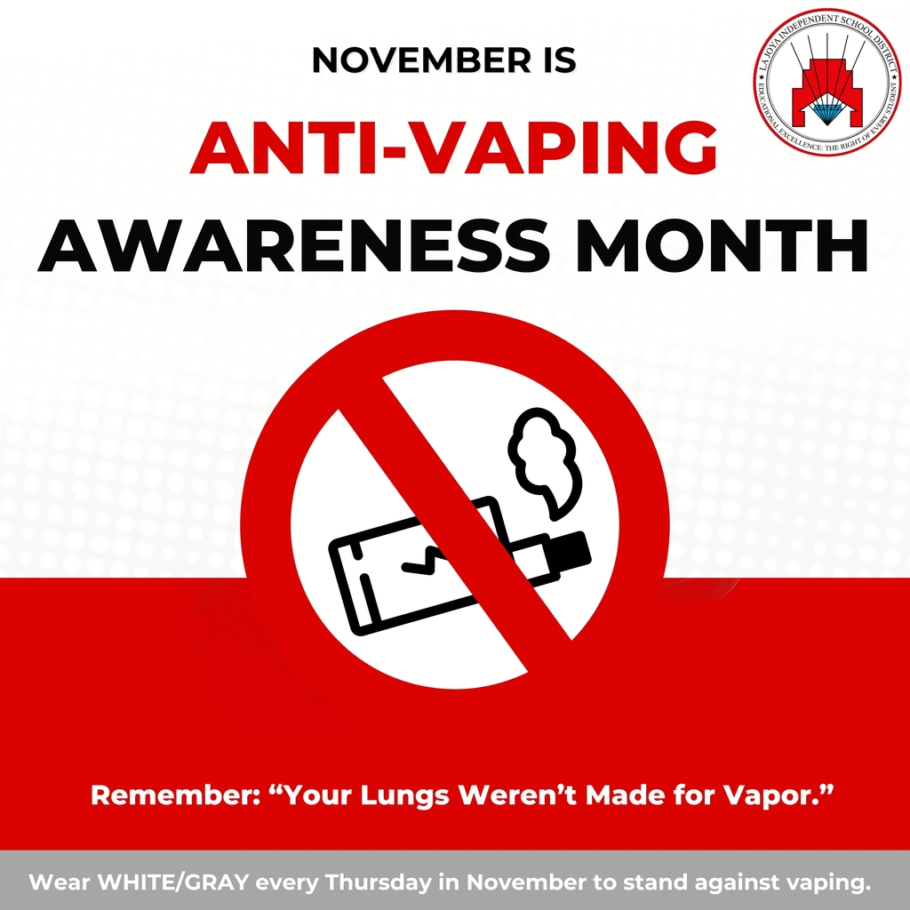 Anti Vaping Awareness Month